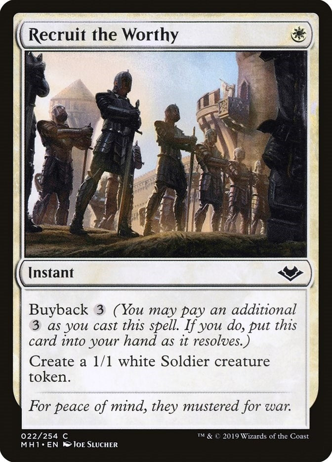 Image for Recruit the Worthy (22) [Modern Horizons]