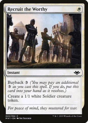 Image for Recruit the Worthy (22) [Modern Horizons]