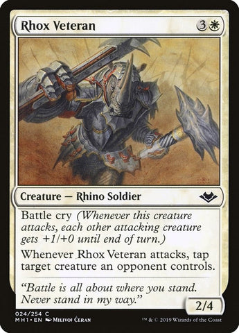 Image for Rhox Veteran (24) [Modern Horizons]