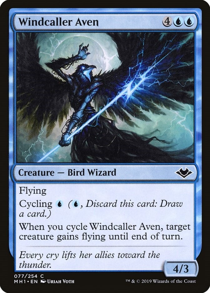 Image for Windcaller Aven (77) [Modern Horizons]