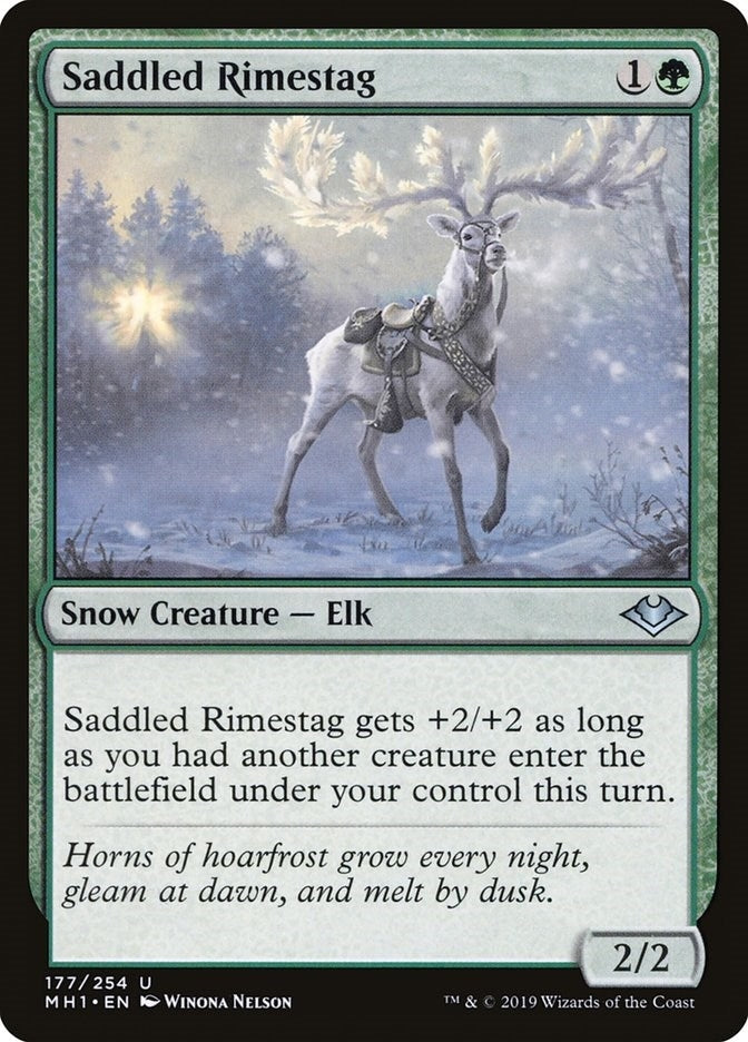 Image for Saddled Rimestag (177) [Modern Horizons]