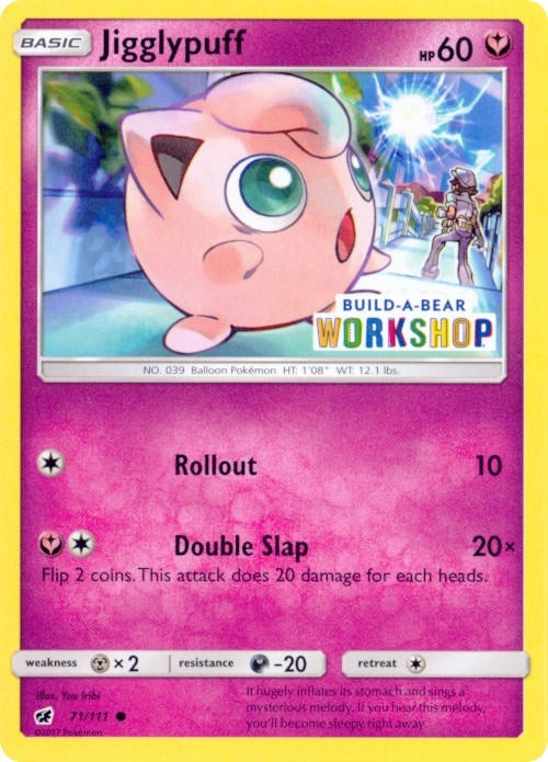 Jigglypuff - 71/111 (Build-A-Bear Workshop Exclusive) (071/111) (Miscellaneous Cards & Products)