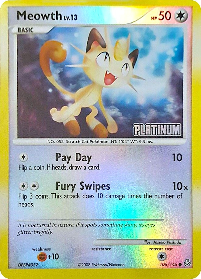 Image for Meowth (106/146) [Burger King Promos]