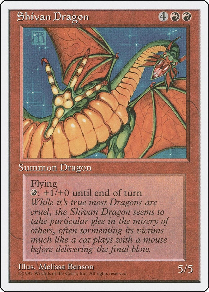 Image for Shivan Dragon [Fourth Edition]