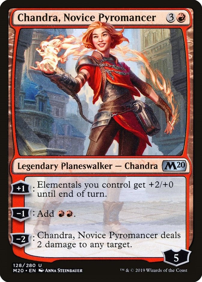 Image for Chandra, Novice Pyromancer (128) [Core Set 2020]