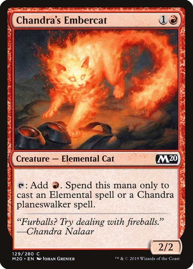 Image for Chandra's Embercat (129) [Core Set 2020]