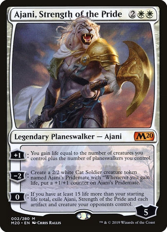 Image for Ajani, Strength of the Pride (2) [Core Set 2020]