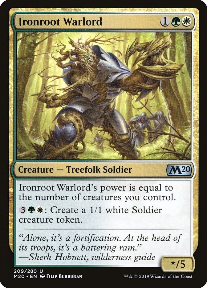 Image for Ironroot Warlord (209) [Core Set 2020]