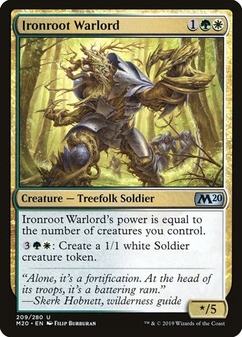 Image for Ironroot Warlord (209) [Core Set 2020]