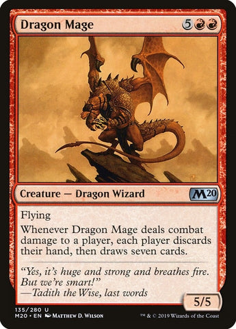 Image for Dragon Mage (135) [Core Set 2020]