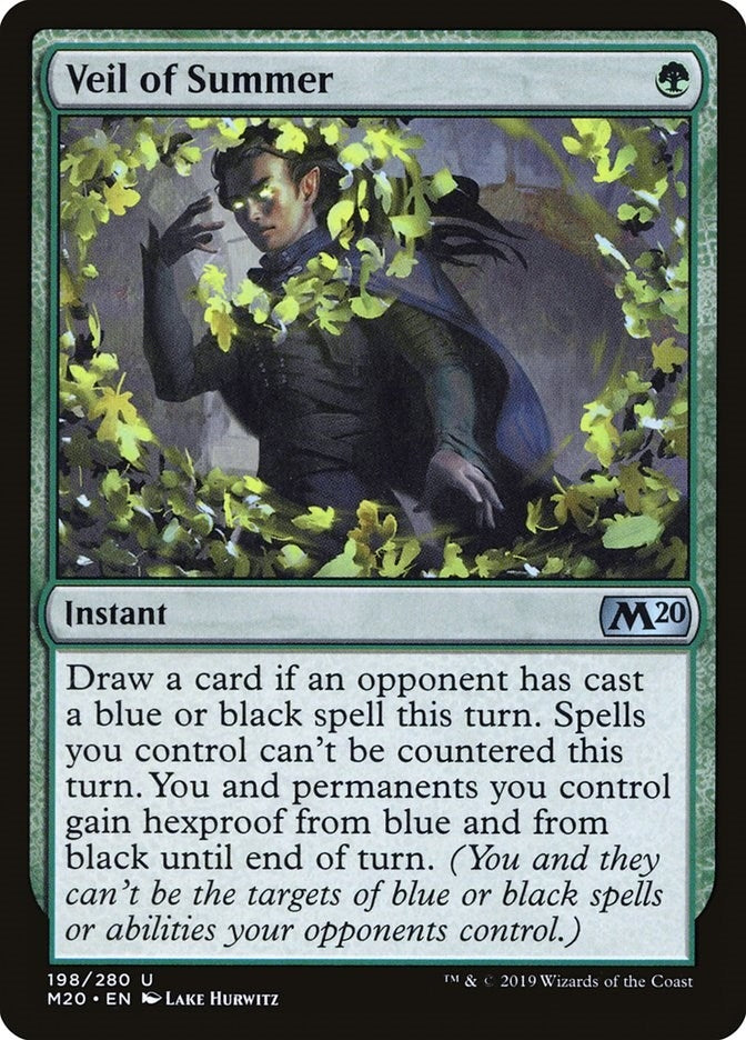 Image for Veil of Summer (198) [Core Set 2020]