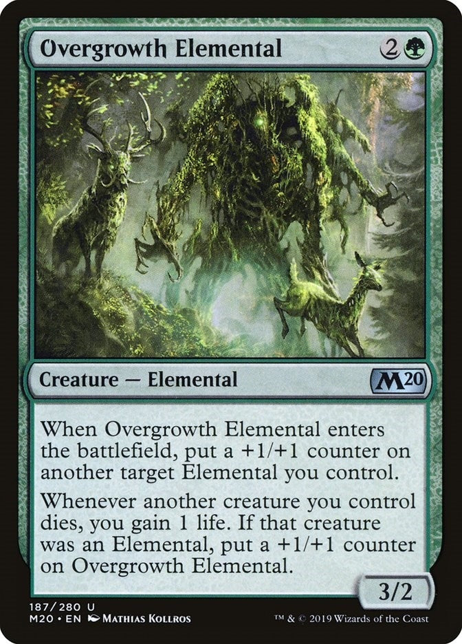 Image for Overgrowth Elemental (187) [Core Set 2020]