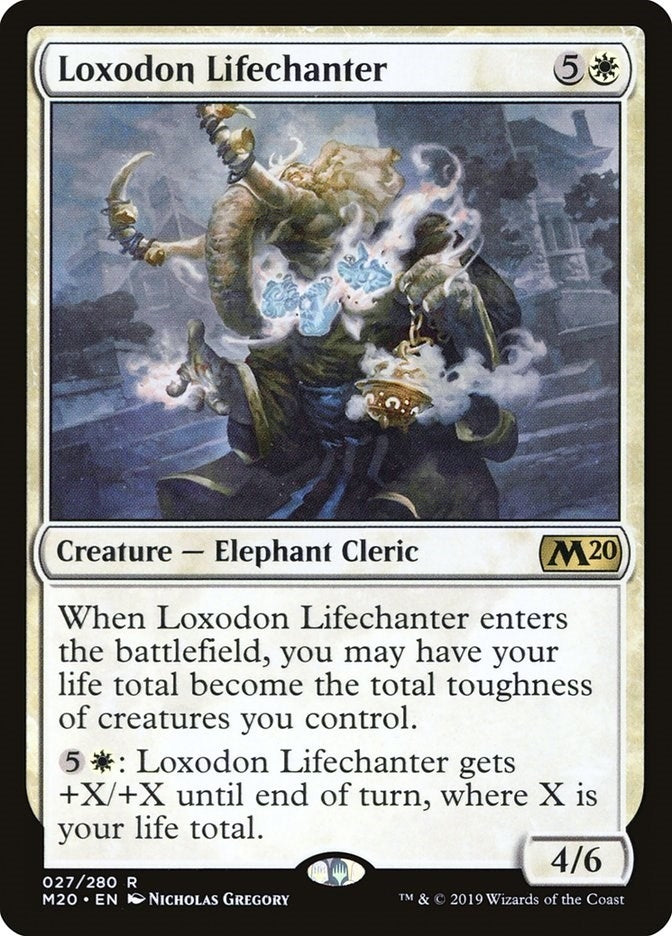 Image for Loxodon Lifechanter (27) [Core Set 2020]