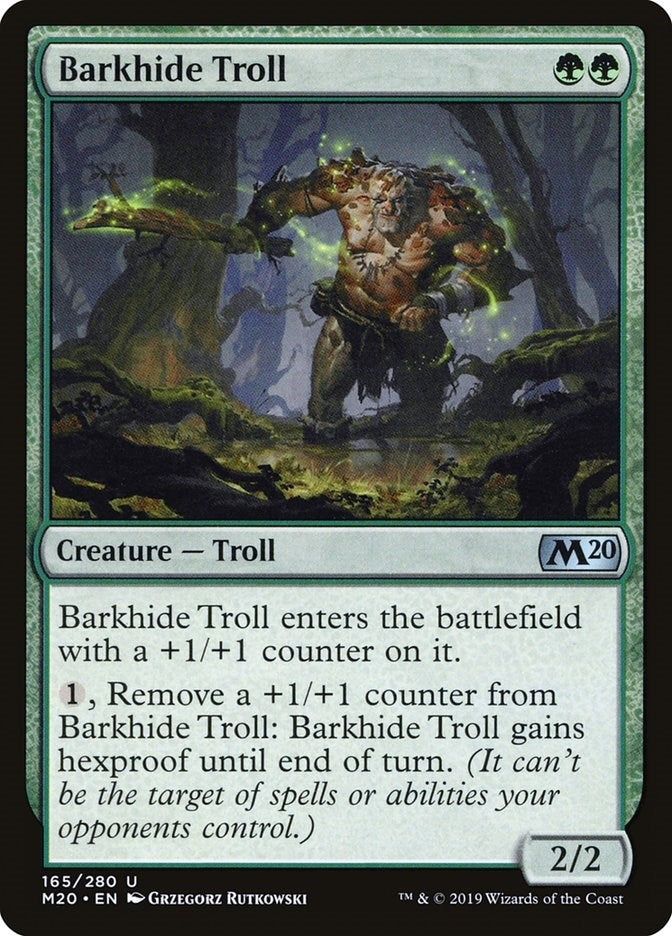 Image for Barkhide Troll (165) [Core Set 2020]