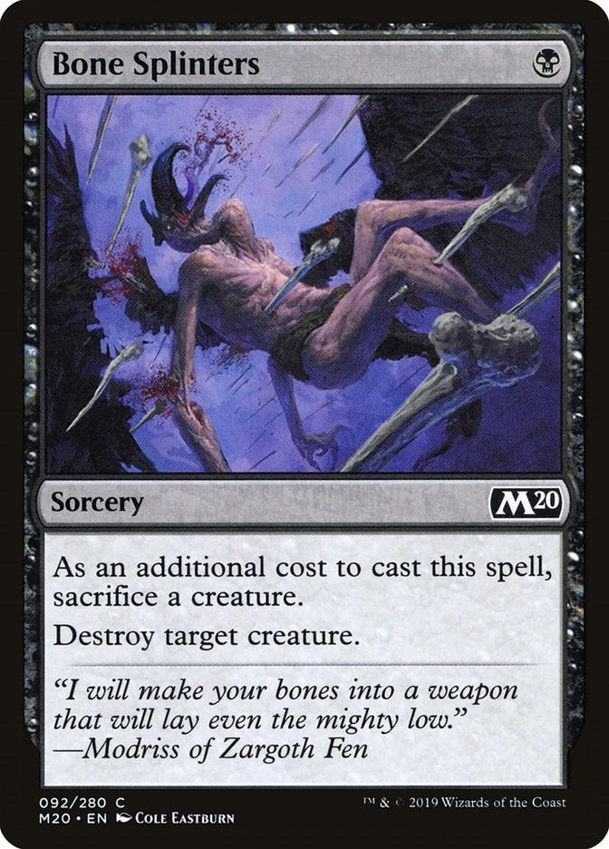 Image for Bone Splinters (92) [Core Set 2020]