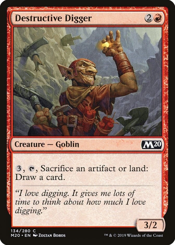 Image for Destructive Digger (134) [Core Set 2020]