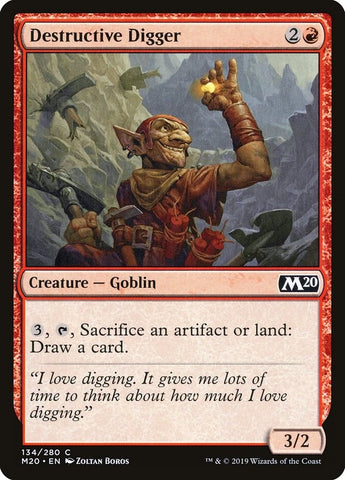 Image for Destructive Digger (134) [Core Set 2020]