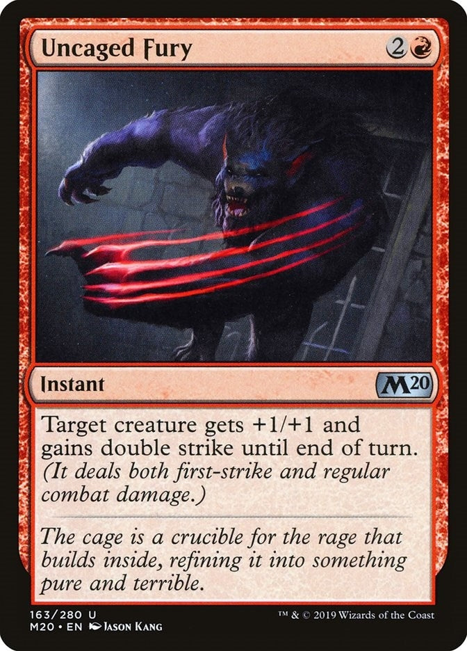 Image for Uncaged Fury (163) [Core Set 2020]