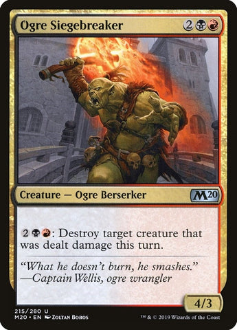 Image for Ogre Siegebreaker (215) [Core Set 2020]