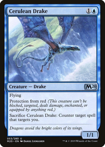 Image for Cerulean Drake (53) [Core Set 2020]