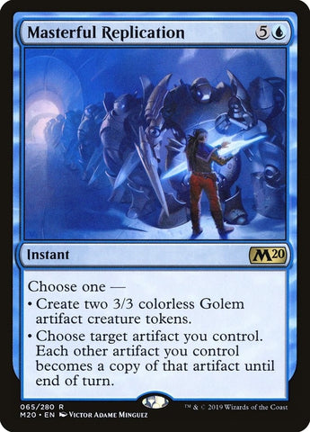 Image for Masterful Replication (65) [Core Set 2020]