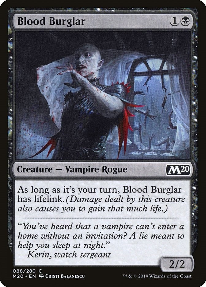 Image for Blood Burglar (88) [Core Set 2020]