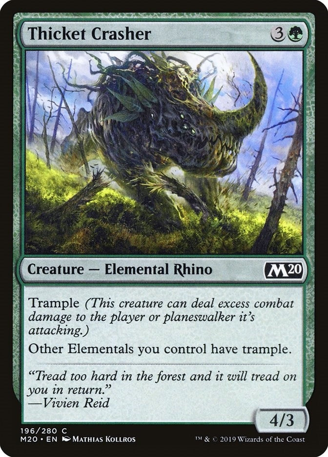 Image for Thicket Crasher (196) [Core Set 2020]