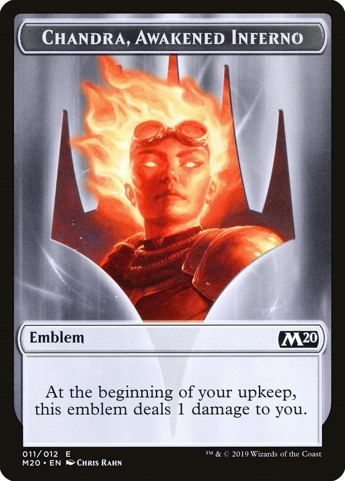 Image for Emblem - Chandra, Awakened Inferno (11) [Core Set 2020]