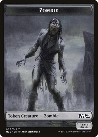 Image for Zombie Token (6) [Core Set 2020]