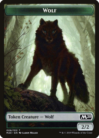 Image for Wolf Token (8) [Core Set 2020]