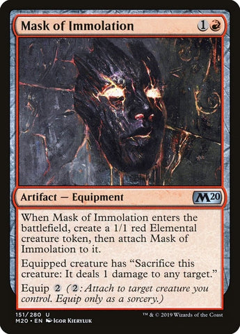 Image for Mask of Immolation (151) [Core Set 2020]