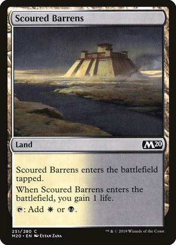 Image for Scoured Barrens (251) [Core Set 2020]