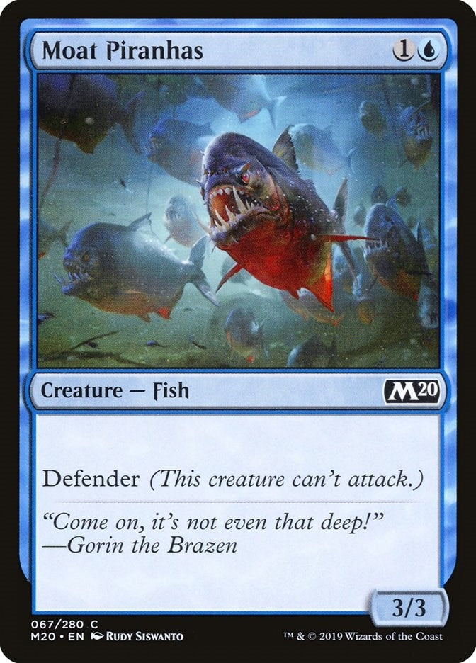 Image for Moat Piranhas (67) [Core Set 2020]