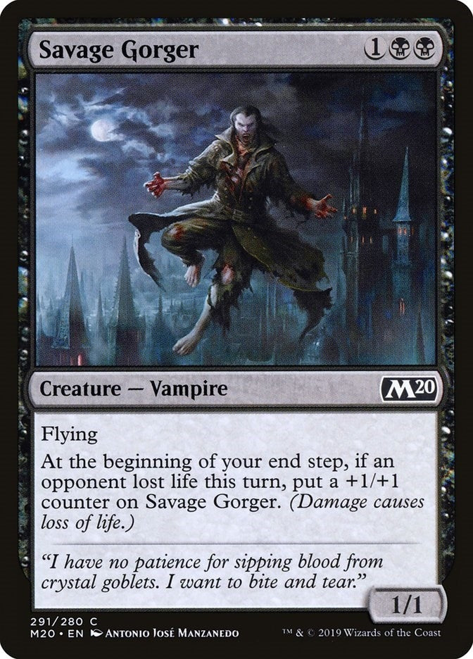Image for Savage Gorger (291) [Core Set 2020]