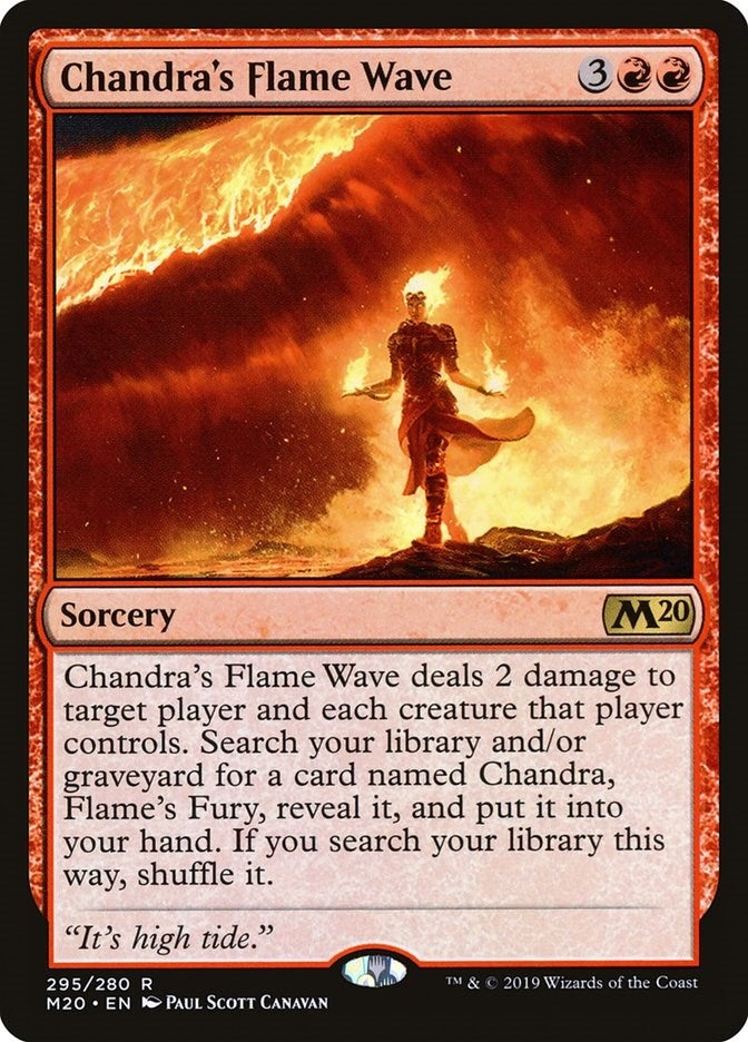 Image for Chandra's Flame Wave (295) [Core Set 2020]