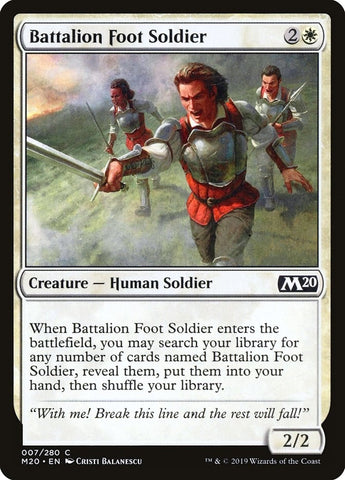 Image for Battalion Foot Soldier (7) [Core Set 2020]