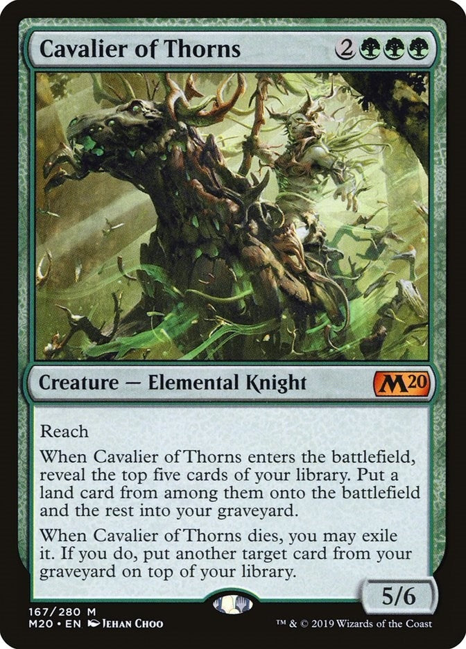 Image for Cavalier of Thorns (167) [Core Set 2020]