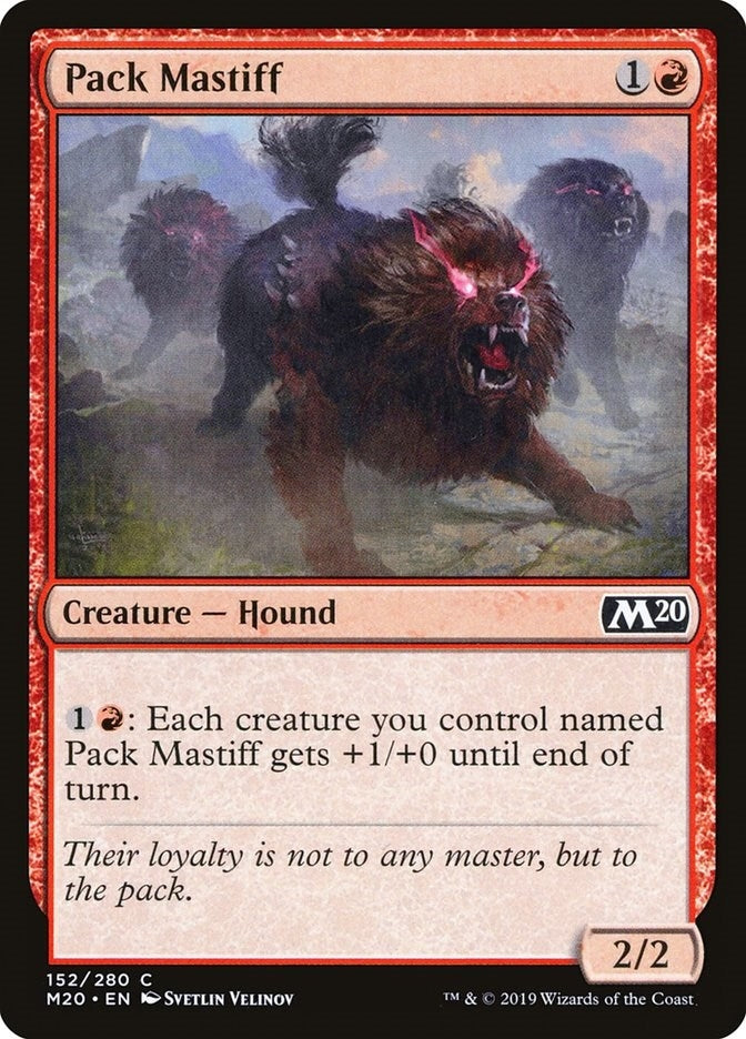 Image for Pack Mastiff (152) [Core Set 2020]