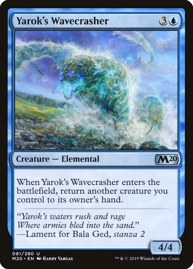Image for Yarok's Wavecrasher (81) [Core Set 2020]
