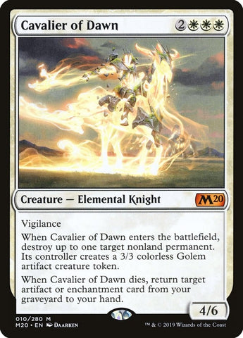 Image for Cavalier of Dawn (10) [Core Set 2020]