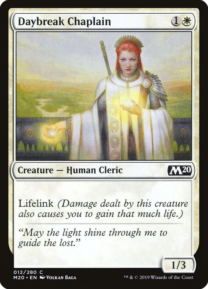 Image for Daybreak Chaplain (12) [Core Set 2020]