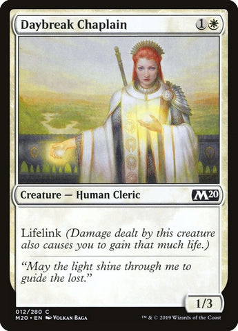 Image for Daybreak Chaplain (12) [Core Set 2020]