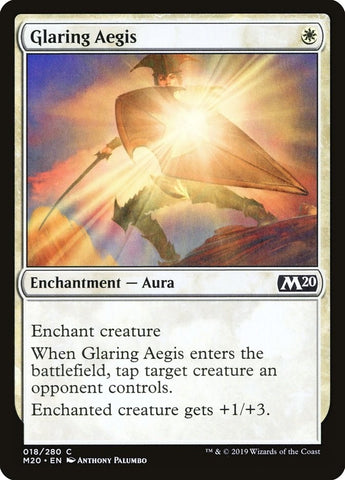 Image for Glaring Aegis (18) [Core Set 2020]