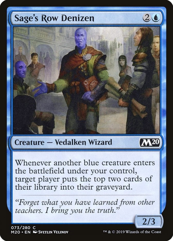 Image for Sage's Row Denizen (73) [Core Set 2020]