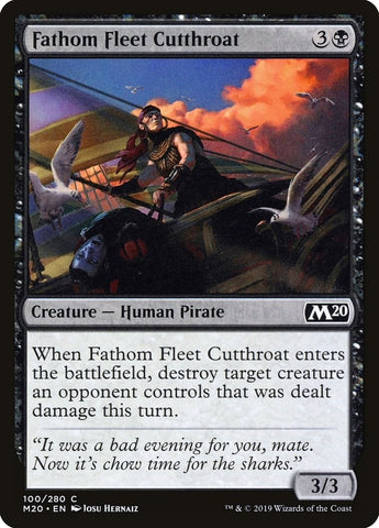 Image for Fathom Fleet Cutthroat (100) [Core Set 2020]