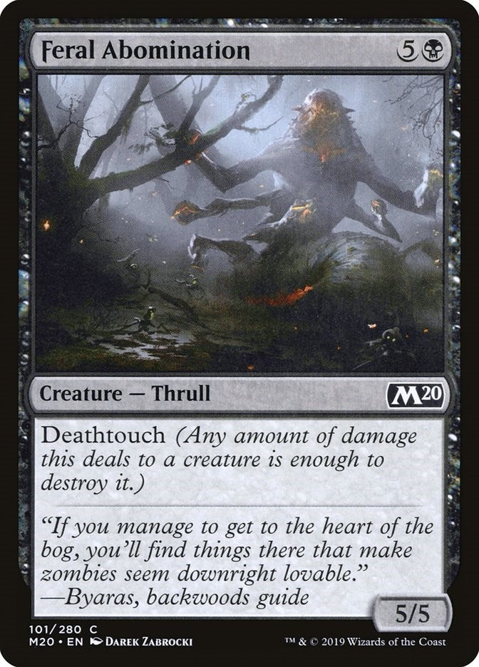 Image for Feral Abomination (101) [Core Set 2020]