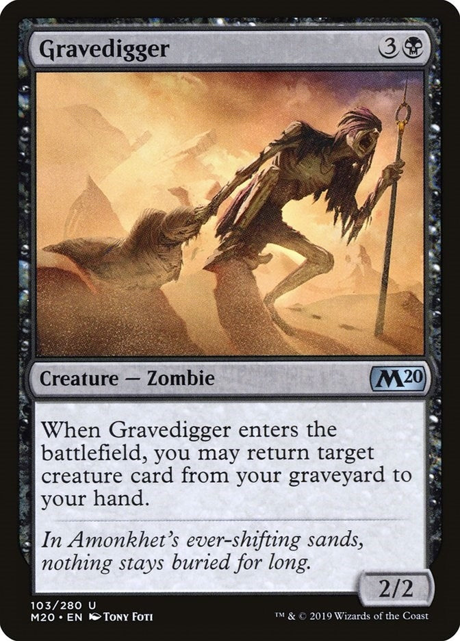 Image for Gravedigger (103) [Core Set 2020]