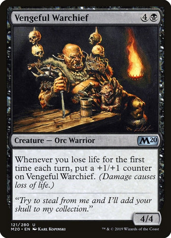 Image for Vengeful Warchief (121) [Core Set 2020]