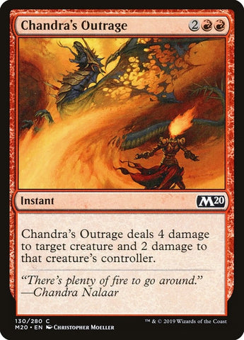 Image for Chandra's Outrage (130) [Core Set 2020]