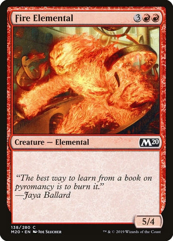 Image for Fire Elemental (138) [Core Set 2020]